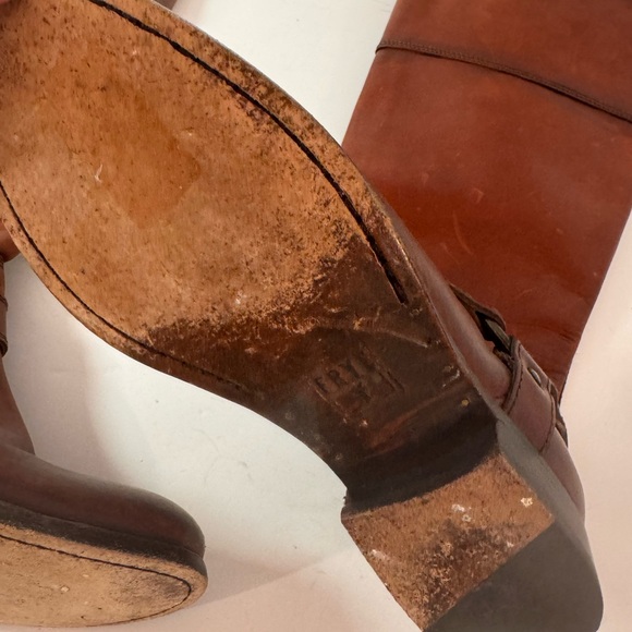 Frye Melissa Harness Riding Boots 7 - Picture 7 of 14